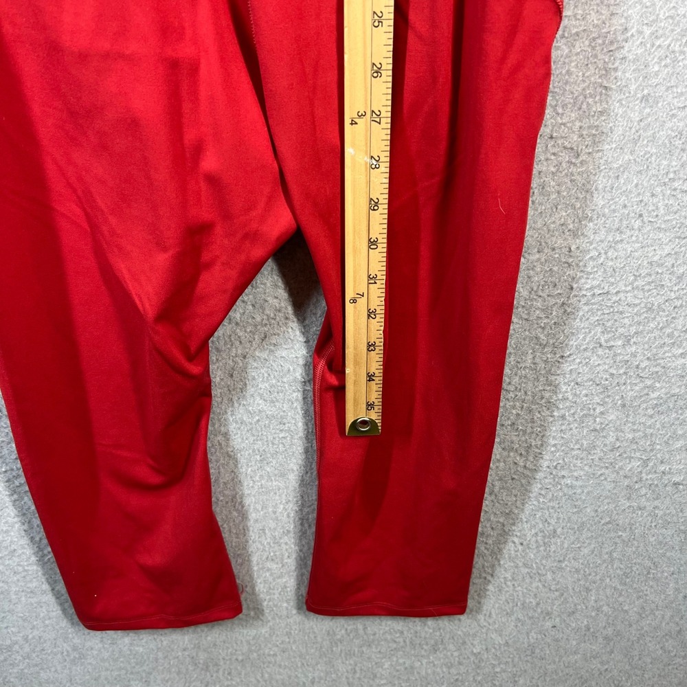 Free People Movement Hot Shot Reversible Onesie Red Ribbed Athletic Bodysuit L - Picture 7 of 7